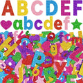 Glitter Foam Letter Stickers 469 Pcs Self-Adhesive Uppercase & Lowercase ABC by Unknown