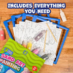 READY 2 LEARN Sand Art Painting | Sea Life | 4 Underwater Scenes | 10 Colors - Image 6