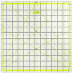 ARTEZA Quilting Ruler, 12.5x12.5in, Laser Cut Acrylic, Double Colored Grid Lines by ARTEZA