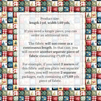 100% Cotton Fabric by the Yard – Turkish Quality Quilting & Sewing Fabric - Image 4