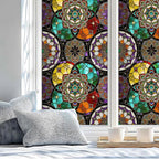 Stained Glass Window Privacy Film Static Cling - Image 4