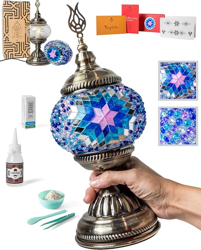 Ottoman Mosaics Turkish Mosaic Lamp Kit | DIY Art & Craft Project by Unknown