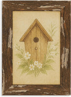 puthiac 4x6 Rustic Farmhouse Picture Frame, Warm Walnut, 1 Pack | Distressed by PUTHIAC