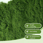 Fake Green Moss for Potted Plants, Artificial Moss for Crafts Indoor, DIY Table - Image 2