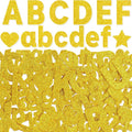 Glitter Foam Letter Stickers 469 Pcs Self-Adhesive Uppercase & Lowercase ABC by Unknown