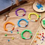 Ferreve 35 Sets Christian Bracelet Crafts Jesus Loves Me Bead Wristband Craft - Image 3