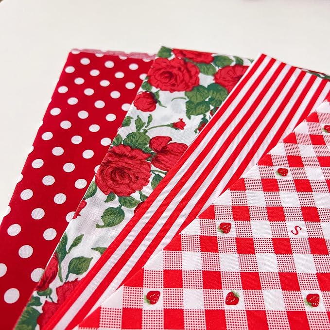 Cotton Fabric DIY Making Supplies Quilting Patchwork Fabric Fat Quarter Bundles - Image 3