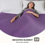 L'AGRATY Knitted Weighted Blanket - Image 2