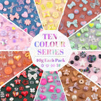 700-750PCS TINKRSTUFF Assorted 10 Colors Mixed Acrylic Beads - Image 3