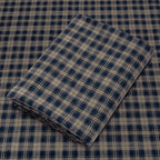Pico Textiles 15 Yards Bolt Tan and Blue Tartan Plaid Flannel Fabric by PicoTextiles