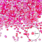 Mandala Crafts 6mm Cup Round Hot Pink Sequins - Image 3