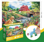 500 Piece Jigsaw Puzzle for Adults –Dog Nature Jigsaw Puzzles 500 Pieces - Image 2