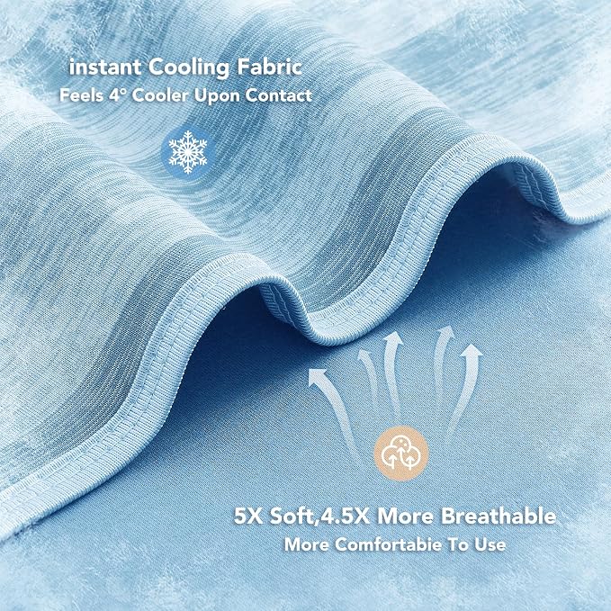 GOHERO Cooling Blanket for Couples- 60"x90" Summer Cooling Throw Blanket for - Image 5
