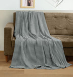 Utopia Bedding 100% Cotton Waffle Weave Blanket Queen Size - Image 4