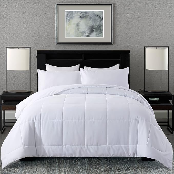 DOWNCOOL King Size Comforter Set -All Season Bedding Comforters Sets by DOWNCOOL