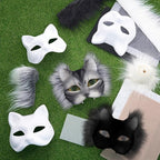 Seenelling DIY Therian Mask Kit Blank Cat Mask - Image 3