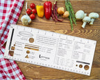 Culinary Ruler Cutting Reference Template Cooking Measurement | Acrylic - Image 5