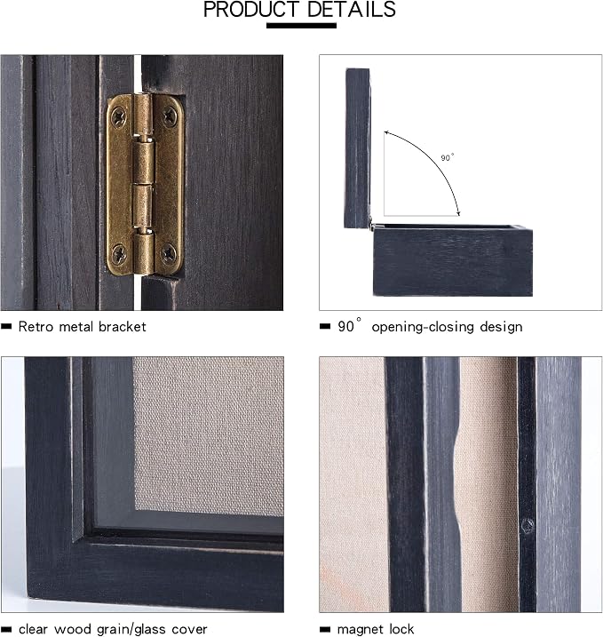 Freezing point Shadow Box Frame 8x12.5 Shadow Box Display Case Cabinet Picture - Image 5