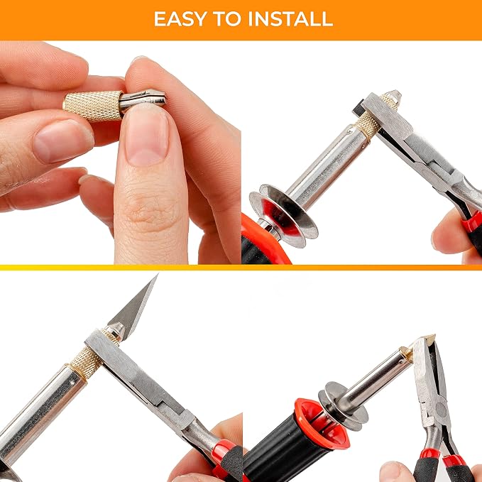 Premium Wood Burning Kit 43PCS, Adjustable Temperature Pen - Image 9