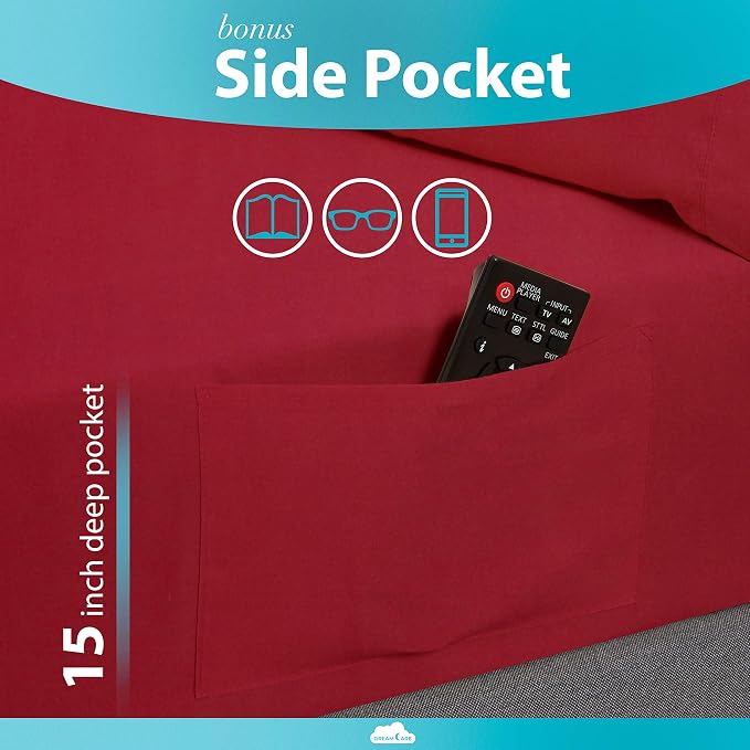 DREAMCARE Fitted Sheet Queen Size - Image 3