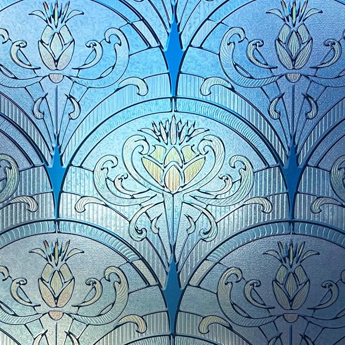 3D Vintage Stained Glass Window Film - Image 3