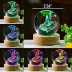 3D Hummingbird Crystal Ball 60mm - Image 3