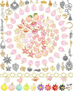 FIVEIZERO 216PCS Charms for Jewelry Making, Enamel Blacelet Charms Kit | by FIVEIZERO