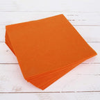 Threadart Orange Premium Felt Sheets by ThreadArt