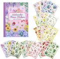 800+ PCS Floral Sticker Book for Journaling Supplies, Leaf Flower Watercolor by emmoolife