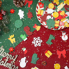 SEPGLITTER 600Pcs Christmas Foam Sticker Xmas Glitter Self Adhesive Sticker | - Image 3