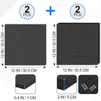 4 Pcs Pick and Pluck Foam Sheets 2 Size Polyurethane Pick Apart Foam Inserts - Image 2