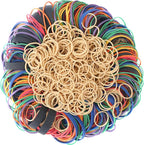 Rubber Bands Assorted Sizes Elastic Rubber Bands Office Supplies 0.5lbs | Heavy - Image 5