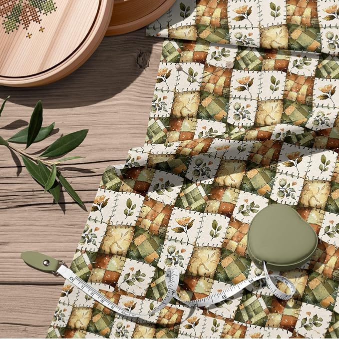 100% Cotton Fabric by the Yard – Turkish Quality Quilting & Sewing Fabric - Image 9