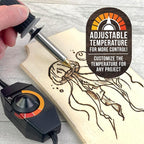 ArtSkills Wood Burning Tool Kit 16 Piece Adjustable Temp Wood Burning Pen | - Image 5