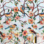 Kromapolis Window Privacy Film, Stained Glass Sticker Floral Window Clings by Kromapolis