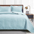 Love's cabin Quilts for Full Bed Spa-Blue Bedspreads Bedding Set by Lovescabin