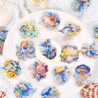 120Pcs Holographic Sea Animal Stickers - Image 2