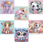 Acelii 6 Pack 5D Cartoon Diamond Painting Kits by Acelii