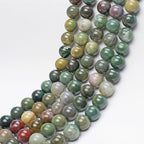 MJDCB AAA Natural Round India Agate Stone Beads Onyx Loose Beads - Image 7