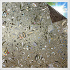 rabbitgoo Window Privacy Film, Stained Glass Cling, Sun Blocking Heat Control by rabbitgoo