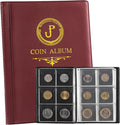 Uncle Paul Red Coin Album Coin Holder Coin Collection Book by UnclePaul