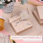 - 4” x 4” Wooden Blocks for Crafts - Image 3