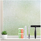 Coavas Window Privacy Film, Frosted Glass Window Film, Decorative Static Cling by Coavas