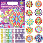 JULEASEL Mirror Mosaic Craft Kit, Mandala Arts & Crafts Gift by JULEASEL