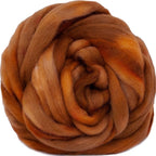 Wool Roving Hand Dyed. Super Soft BFL Combed Top Pre-Drafted by LivingDreamsYarn