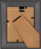 eletecpro 3x4 Vintage Picture Frame, Glass Cover, Horizontal or Vertical - Image 4