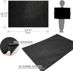 allgala Jumbo Self-Adhesive Glitter EVA Foam Sheets 10 Pack 16x24 inch Paper - Image 2