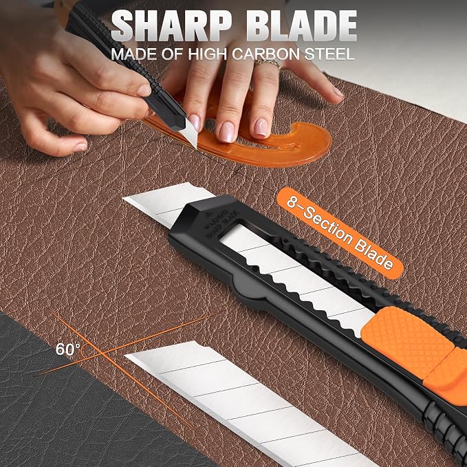 Box Cutter, Utility Knife, 16 Pack Box Cutter Retractable, Box Cutter Knife - Image 3