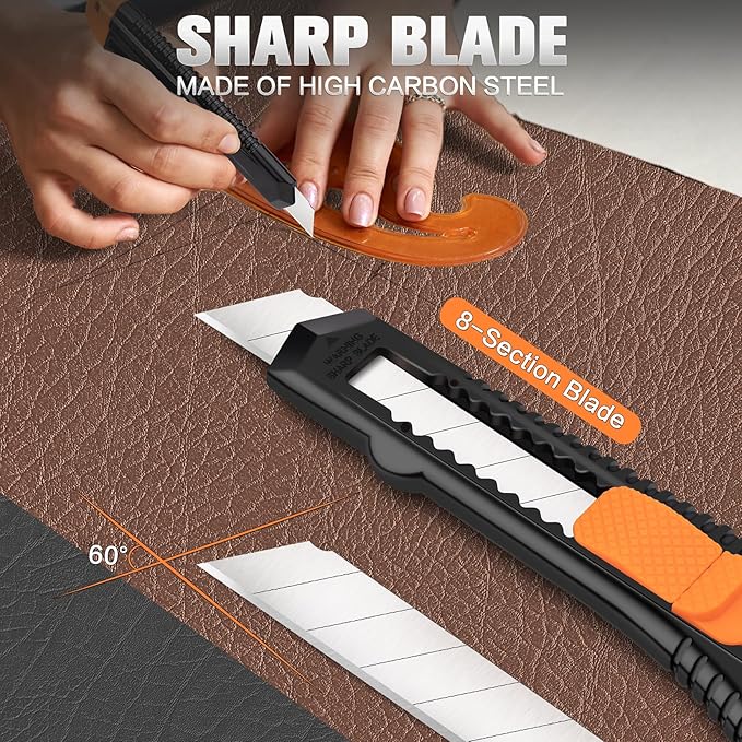 Box Cutter, Utility Knife, 16 Pack Box Cutter Retractable, Box Cutter Knife - Image 3
