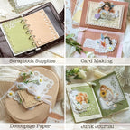 60Pcs Textured Scrapbook Paper Kit - Image 4
